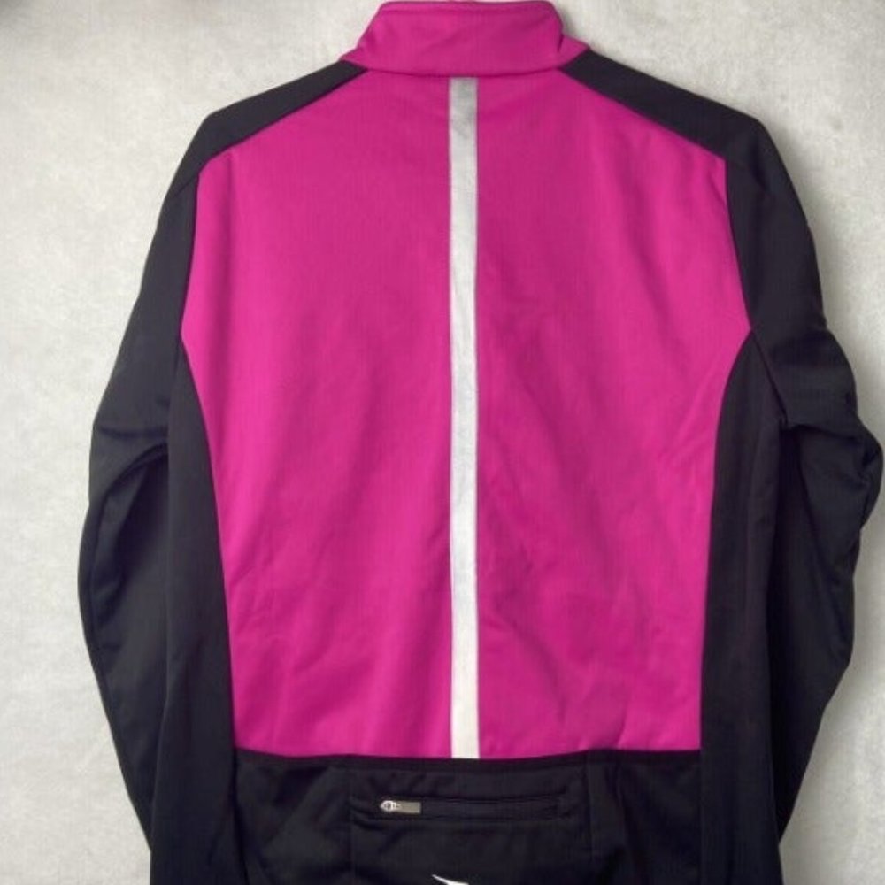 Crane Women's Jacket Size XL Black Pink Full Zip Performance Lined